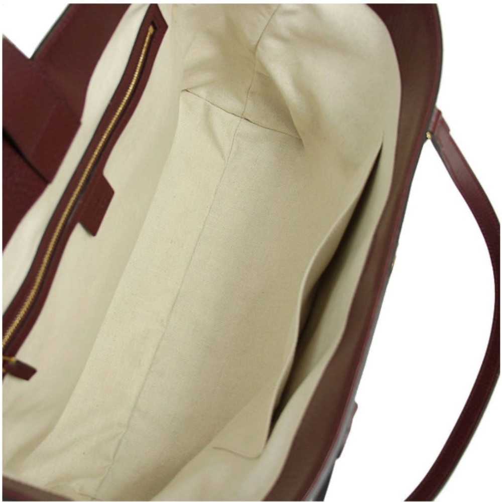 Gucci Tote Bag Ophidia GG Canvas Burgundy - Picture 8 of 8